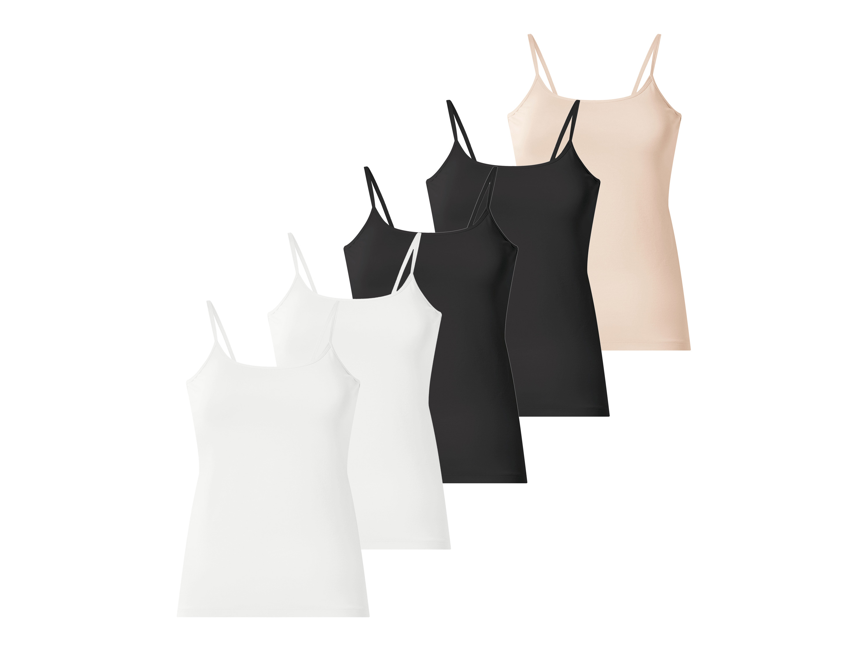 ESMARA® Top damski, 5 sztuk (S(36/38))