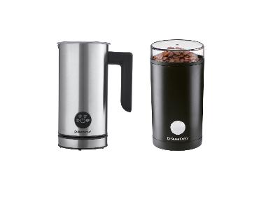 SILVERCREST® Zestaw elektryczny młynek do kawy ze spieniaczem do mleka