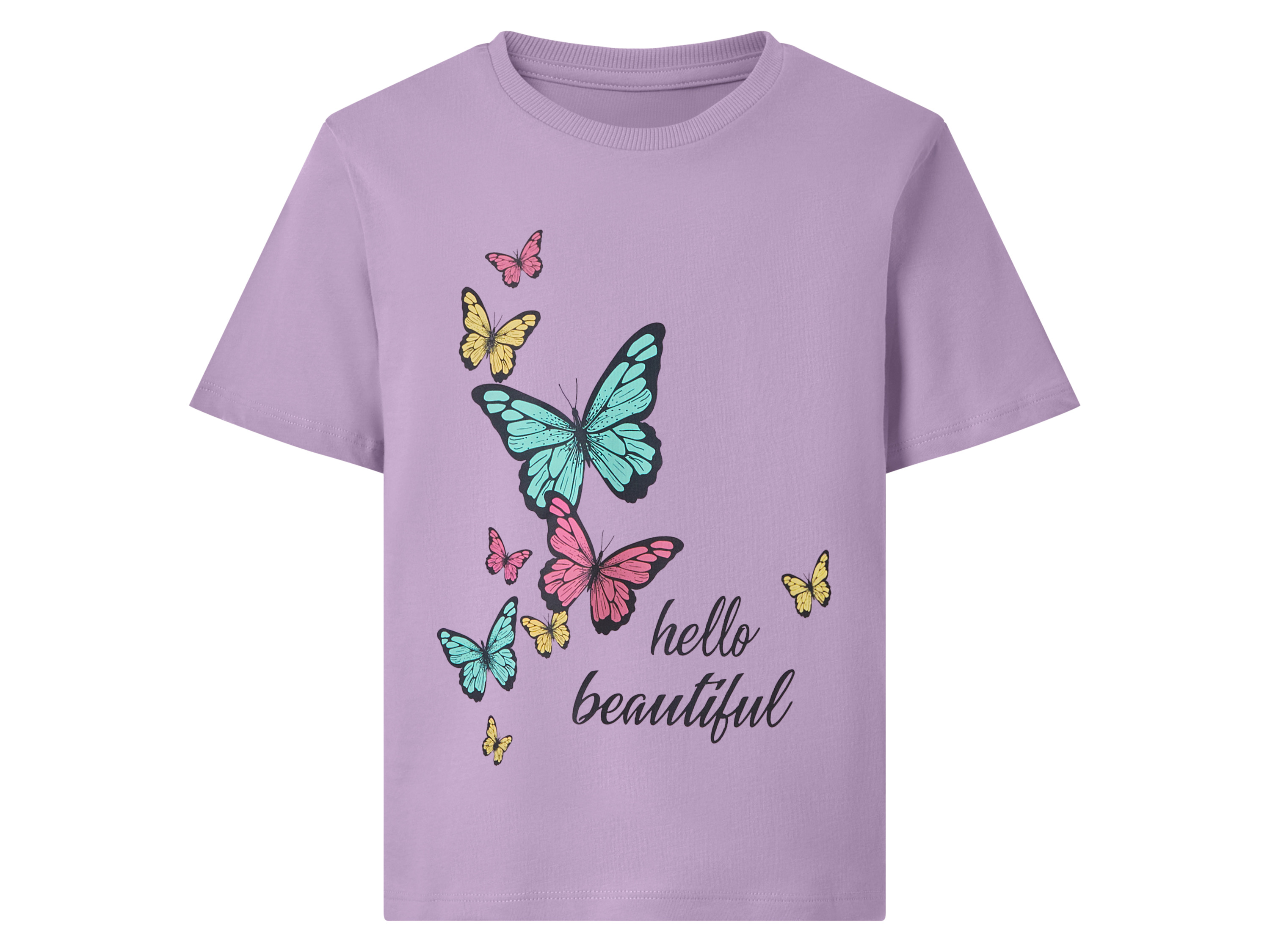 NAME IT T-shirt dziecięcy (Lila, 122/128)