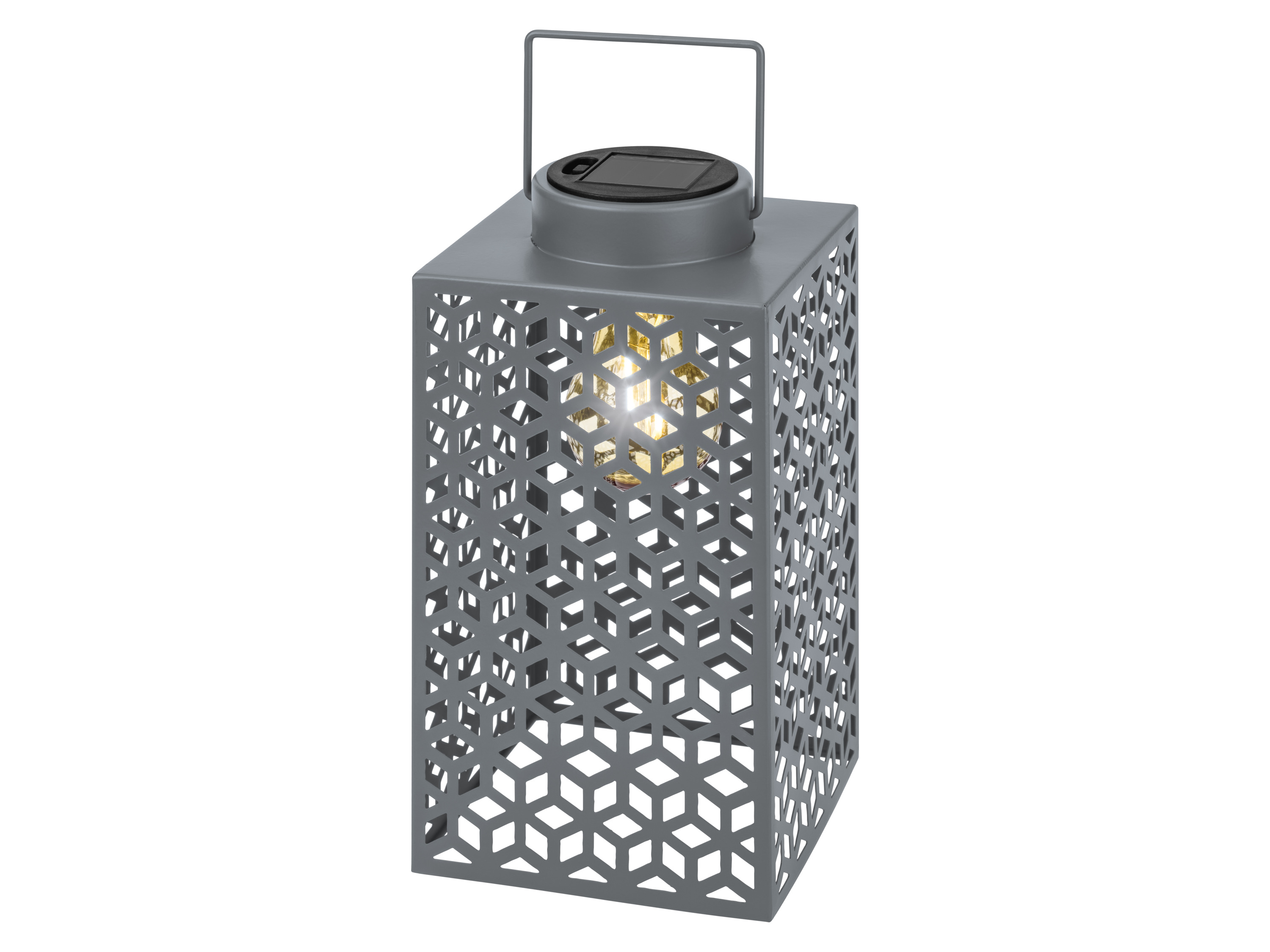 LIVARNO® Latarnia solarna LED (Szary)