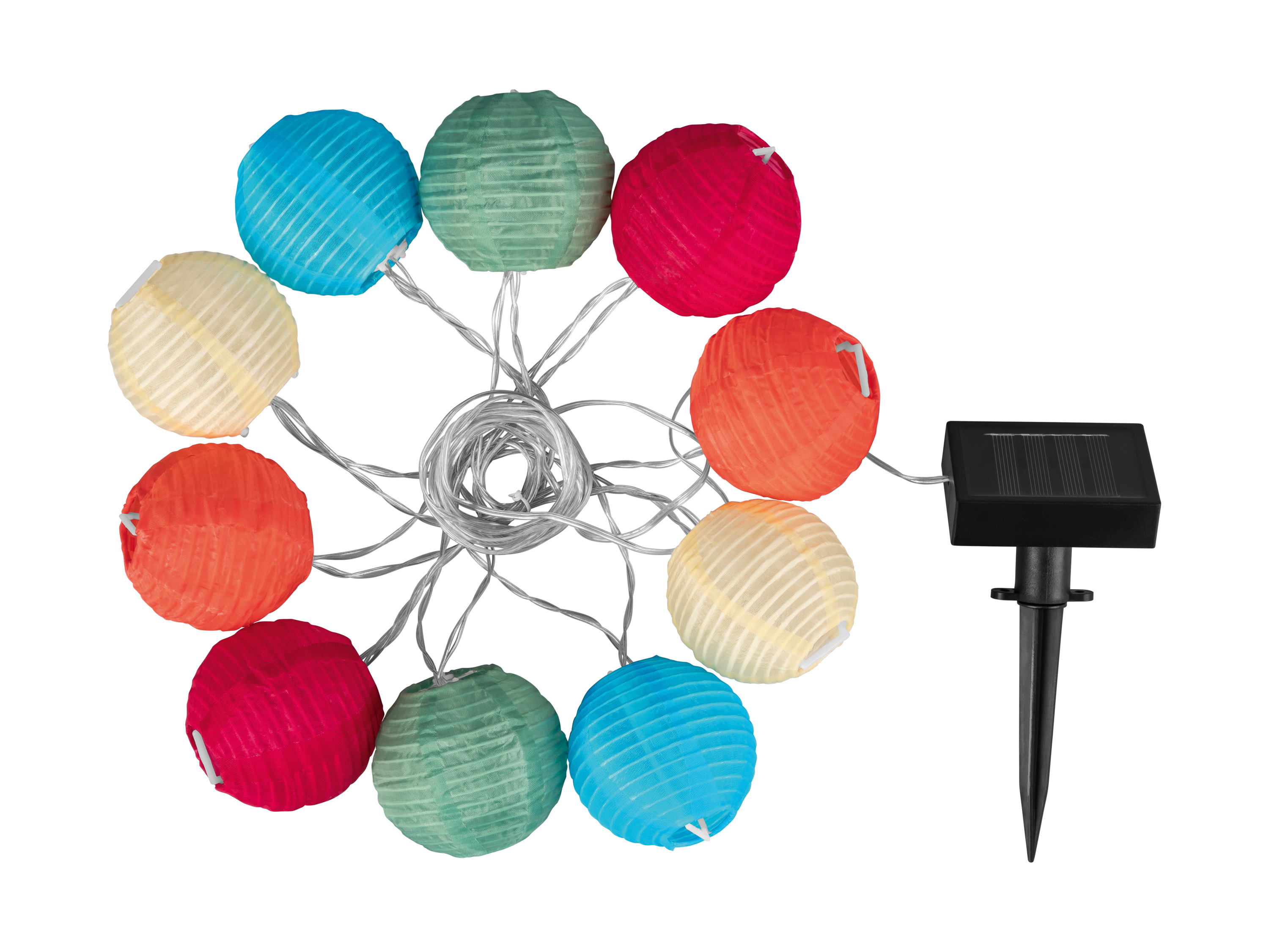 LIVARNO® Solarny łańcuch świetlny letni (Lampion/ kolorowy)