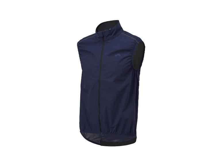 Męska kamizelka rowerowa, granatowa.