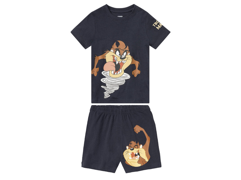 Pełny ekran: Piżama chłopięca z postaciami z kreskówek (t-shirt + spodenki) - zdjęcie 2