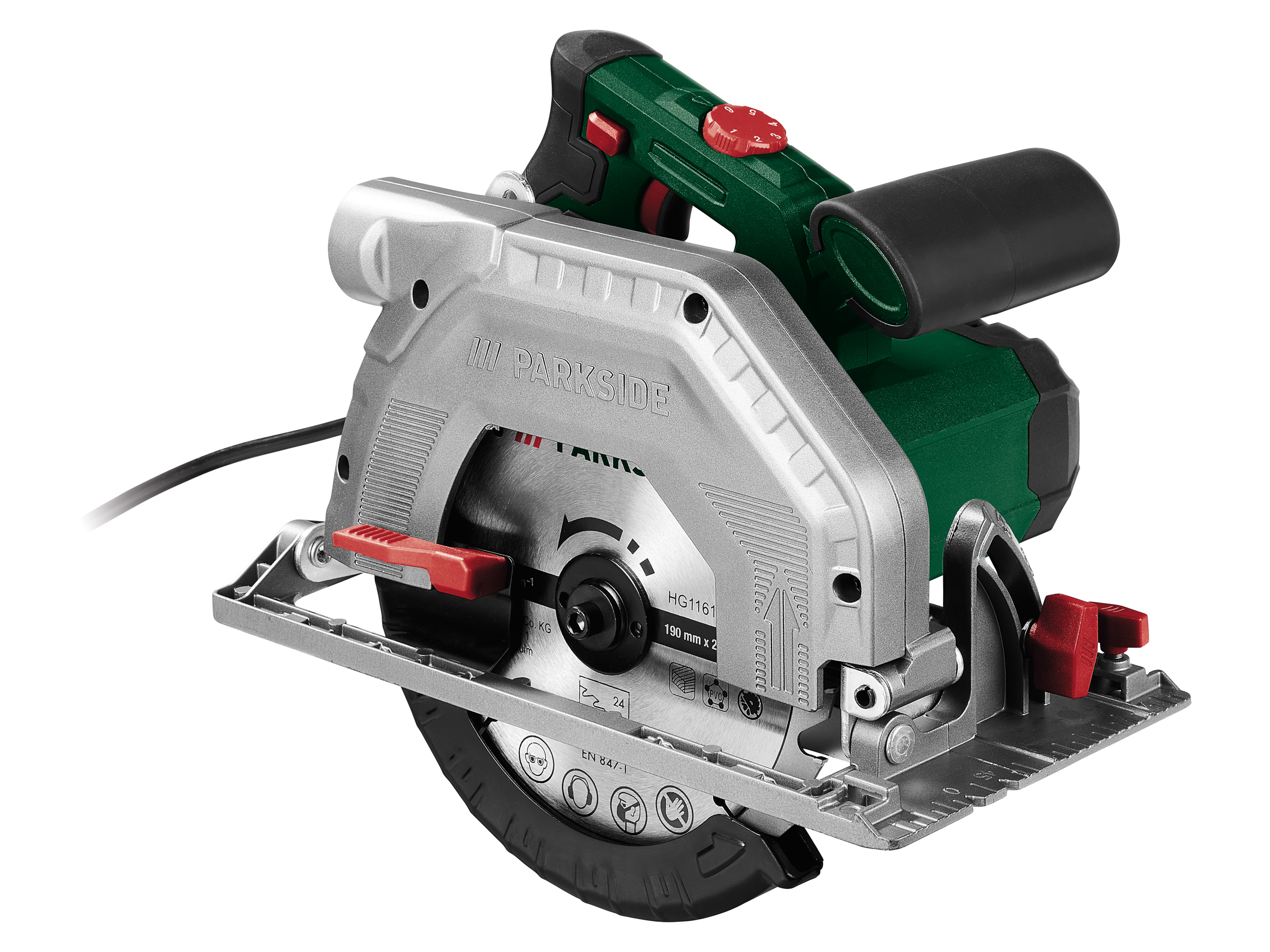 PARKSIDE® Piła tarczowa ręczna, 1350 W, PHKS 1350 E4