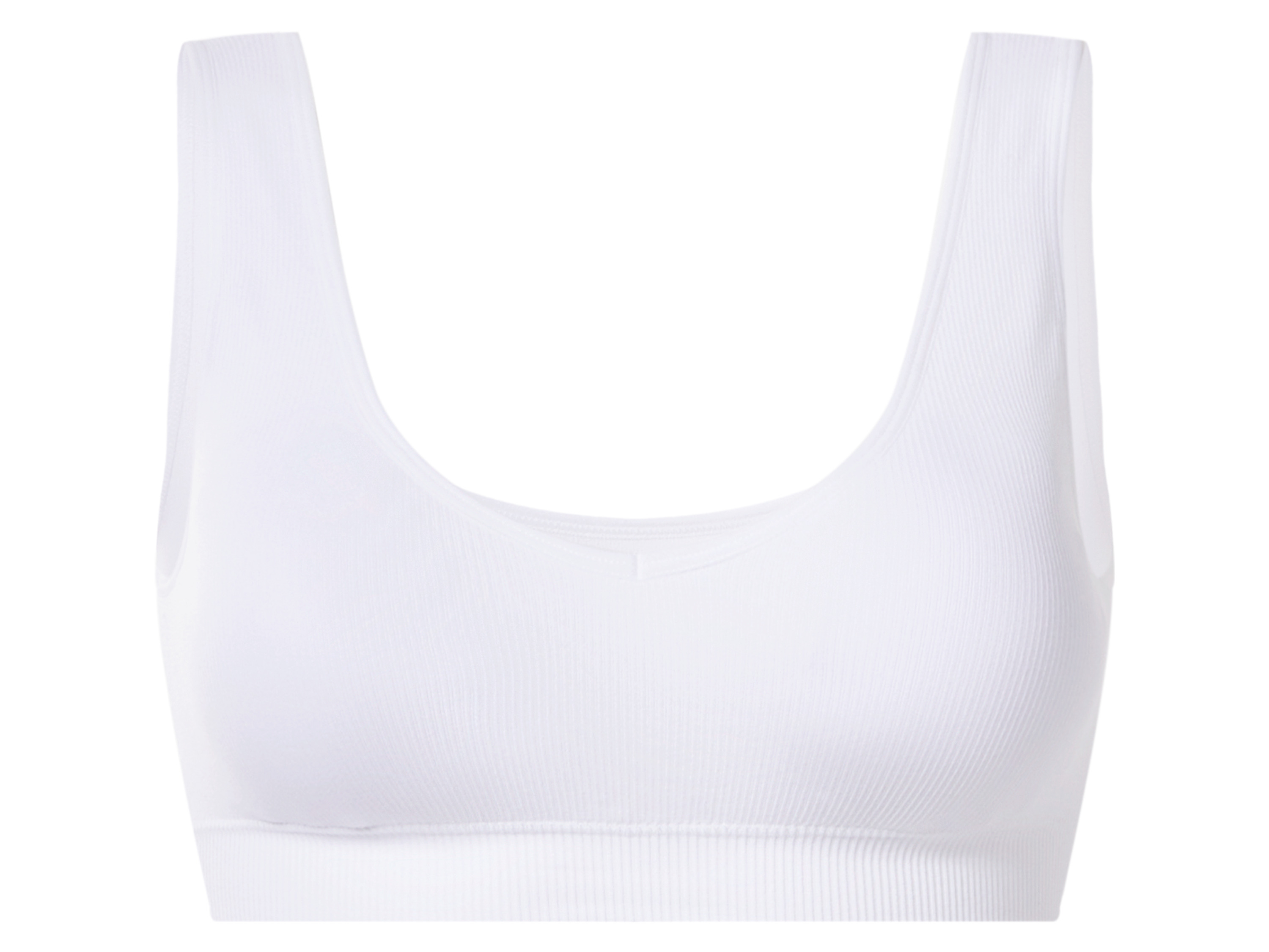 esmara® Biustonosz bustier prążkowany damski 