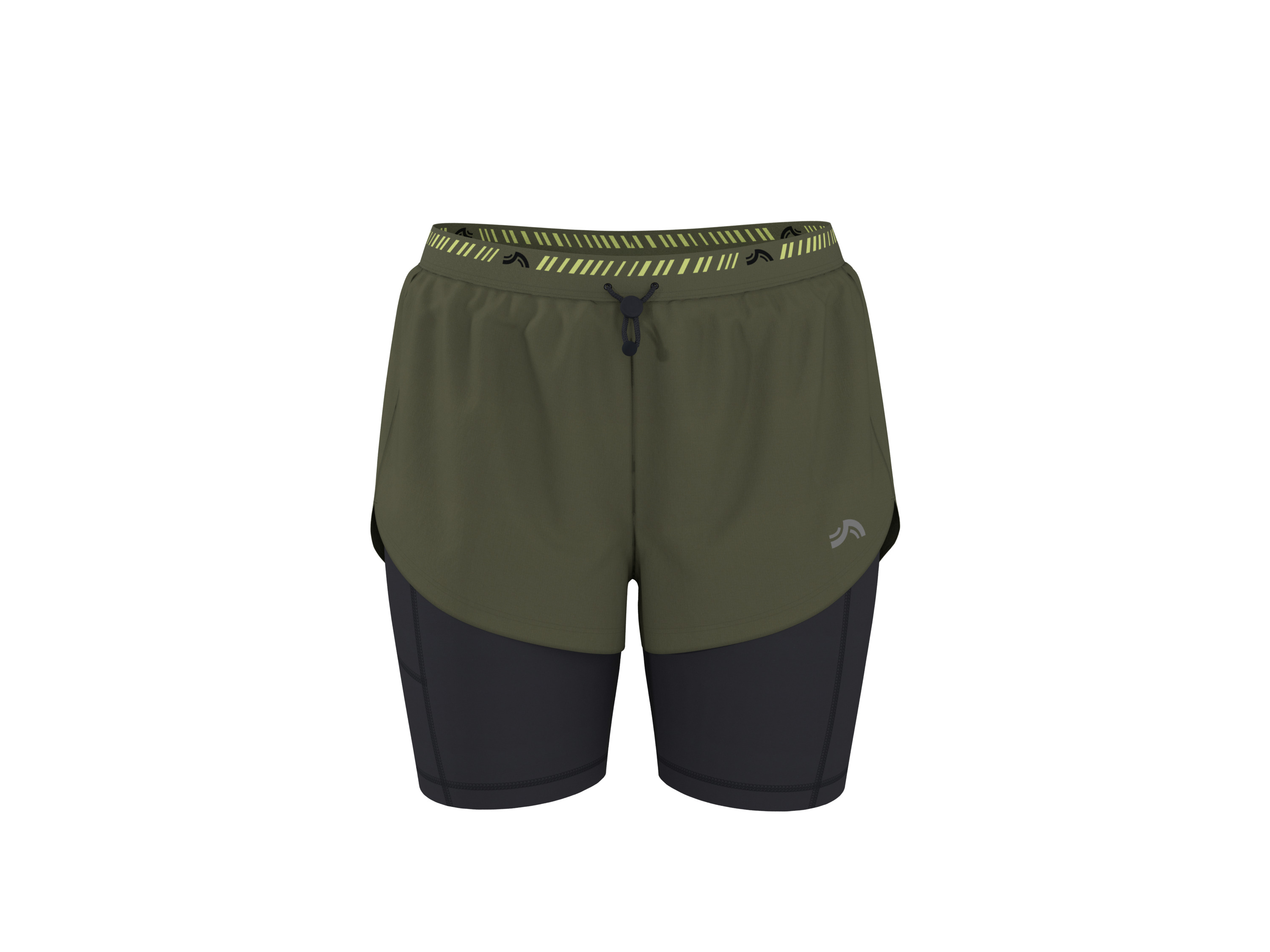 CRIVIT Szorty funkcyjne damskie (Zielony, XS (32/34))