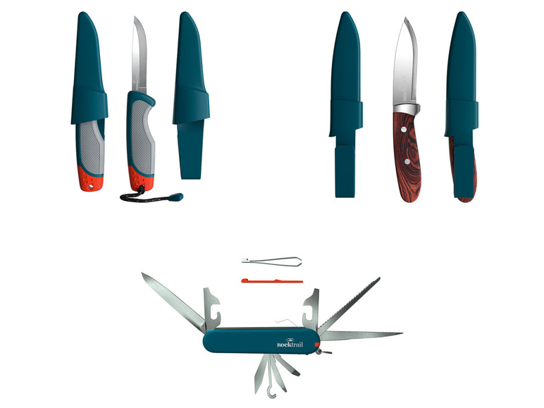 Pełny ekran: Rocktrail Nóż finka, nóż z krzesiwem lub scyzoryk wielofunkcyjny, 1 sztuka - zdjęcie 1