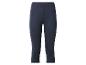 Ciemnoniebieskie damskie legginsy capri
