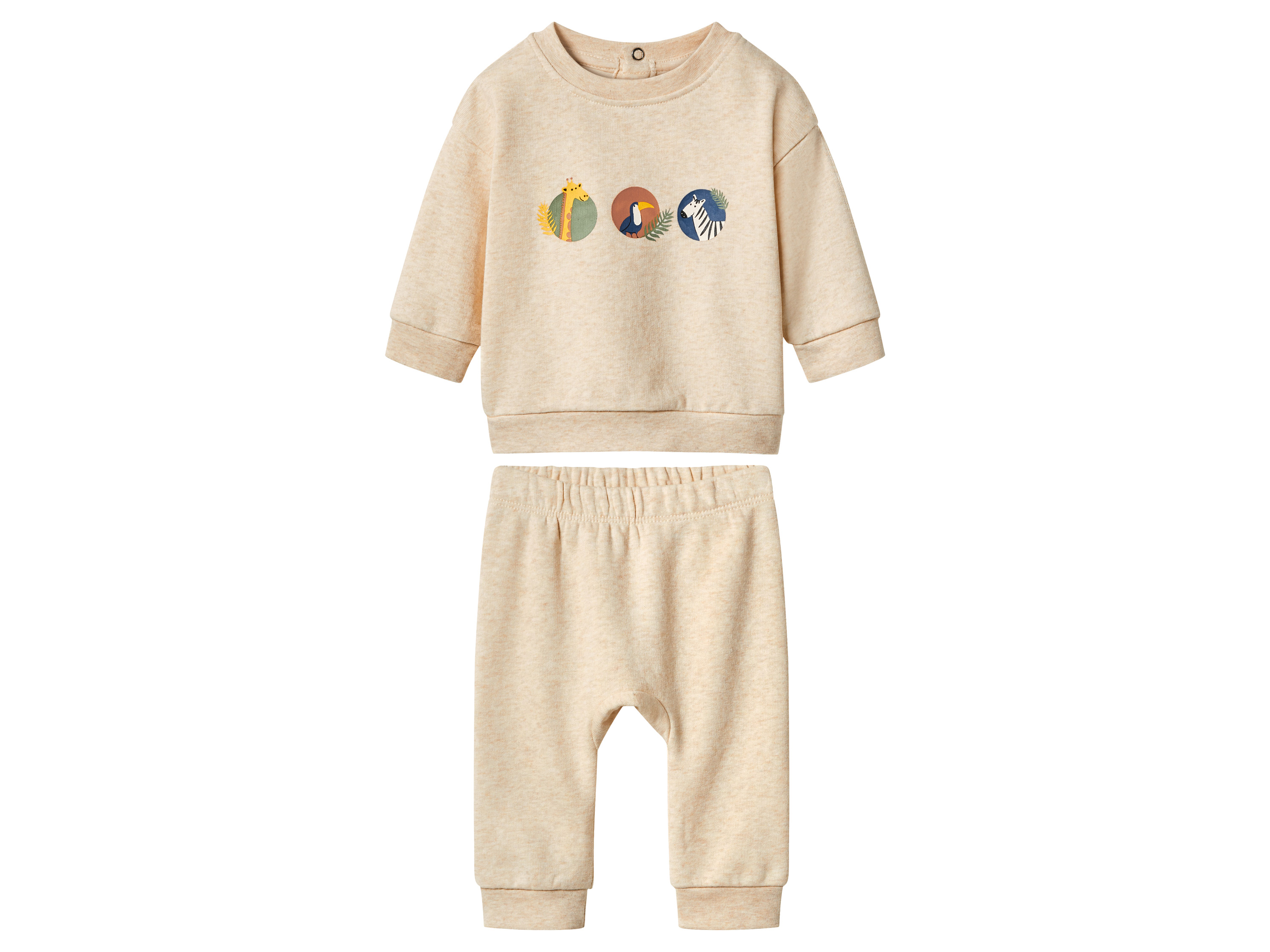 lupilu® Dres niemowlęcy z biobawełną (Beżowy, 50/56)