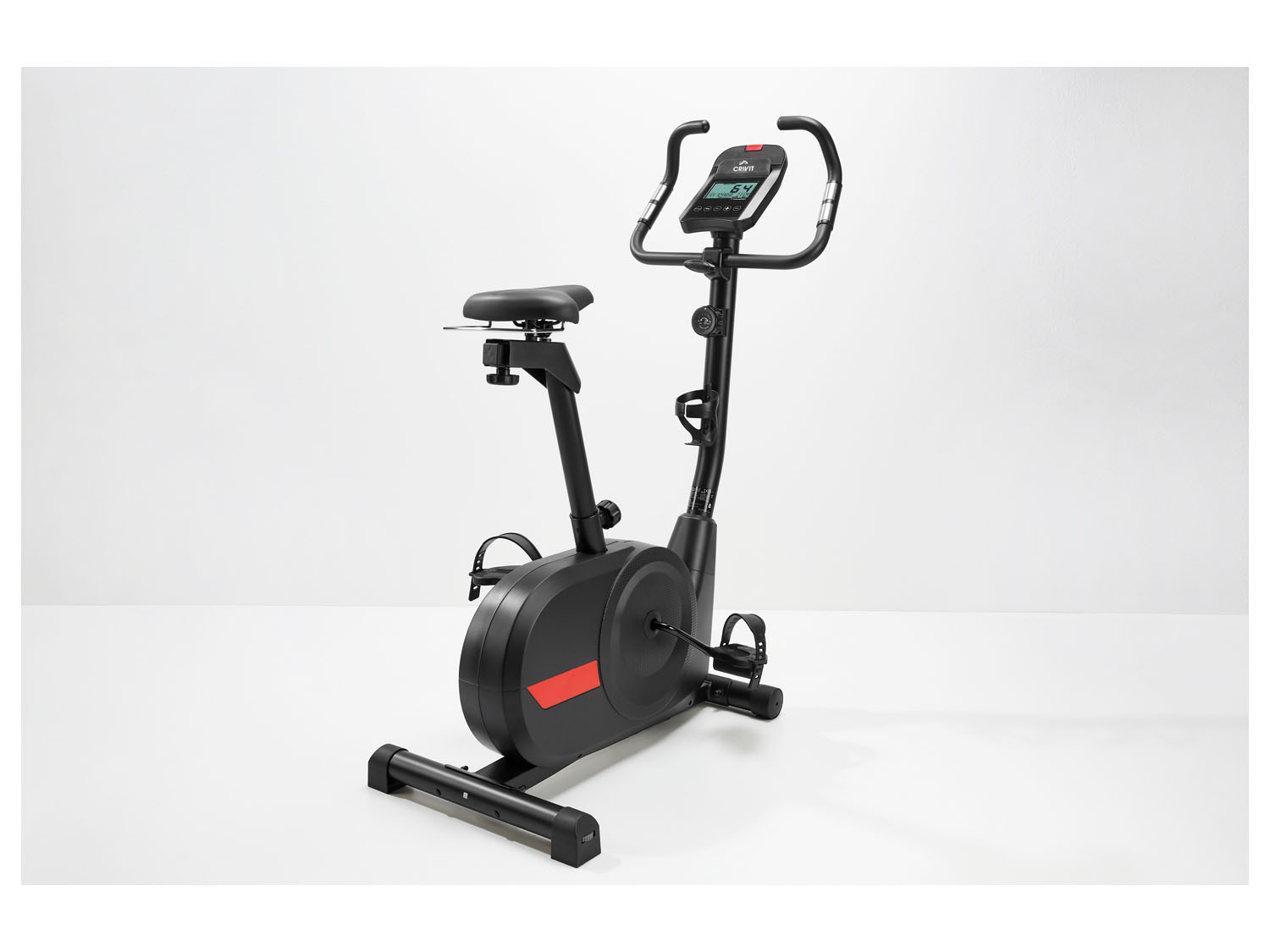 CRIVIT Rower treningowy, 8 poziomów oporu, wyświetlacz…