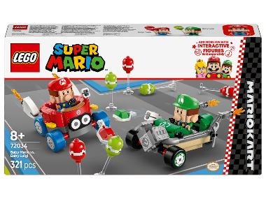 LEGO® SUPER MARIO 72034 Mario Kart™ – Baby Mario kontra Baby Luigi