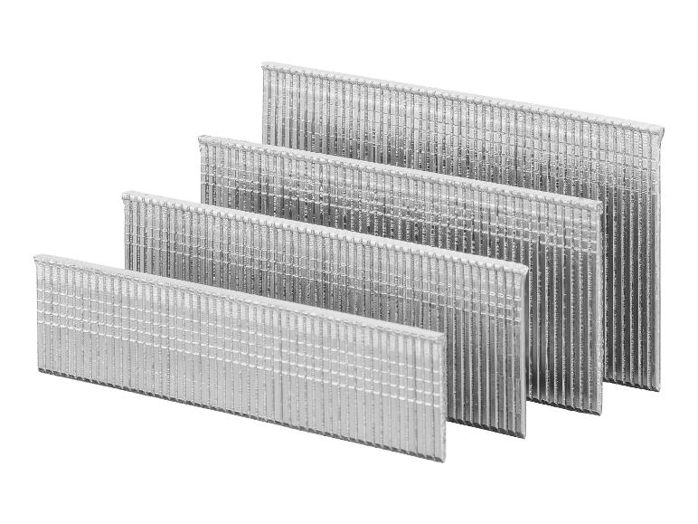 Cztery paski gwoździ do zszywacza do gwoździ.