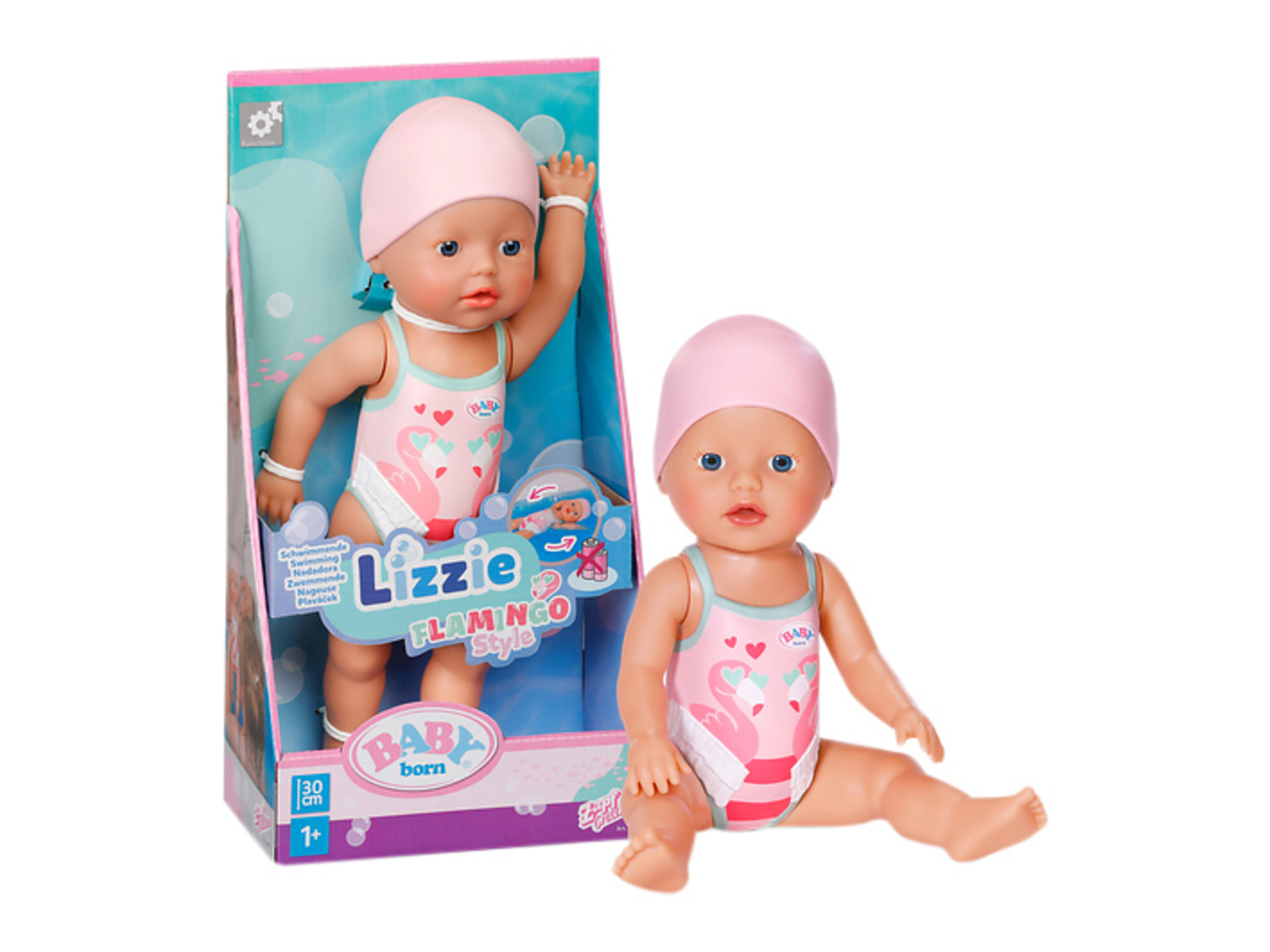 Lalka Baby Born My First Swim Girl - Lizzie