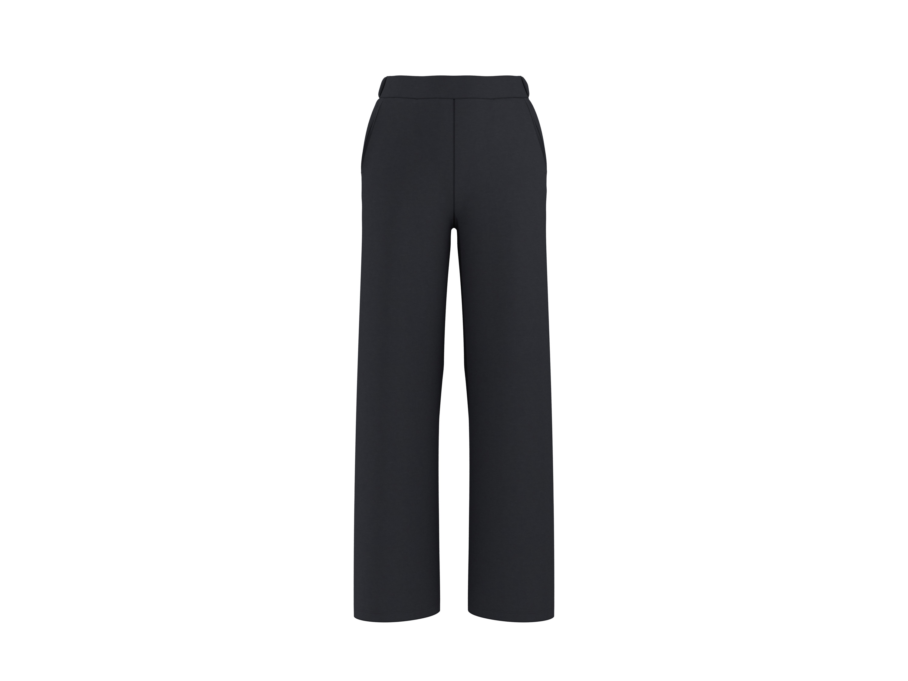 ESMARA® Spodnie z szerokimi nogawkami damskie (Czarny, XS (32/34))