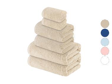 LIVARNO home Komplet 6 ręczników frotté