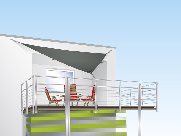 Pełny ekran: LIVARNO home Żagiel przeciwsłoneczny, trójkątny / prostokątny - zdjęcie 6