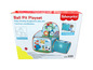 Zestaw do zabawy z piłkami Fisher-Price z tunelem do raczkowania.