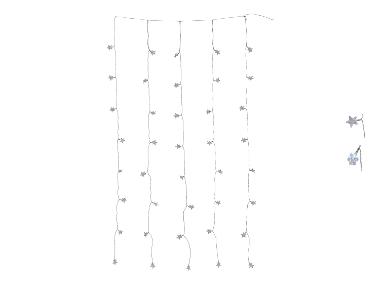 LIVARNO home Kurtyna świetlna, 40 diod LED na baterie
