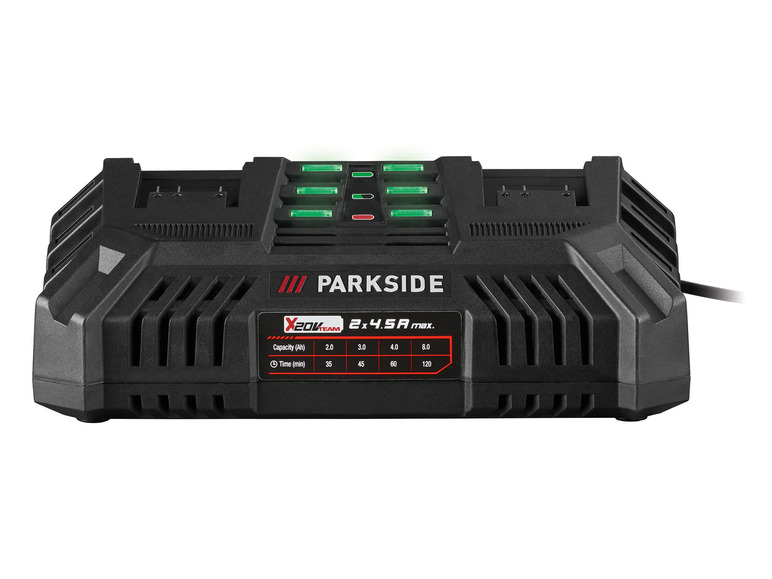 Pełny ekran: PARKSIDE® Akumulatorowa podwójna ładowarka 20 V, PDSLG 20 B1, 2x 4,5 A - zdjęcie 3
