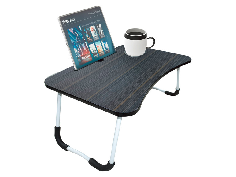 Pełny ekran: Digipower Składany stolik pod laptopa, z uchwytem na tablet i smartfon - zdjęcie 6