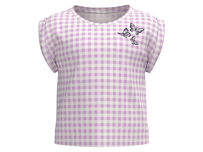 Pełny ekran: lupilu® T-shirt dla małych dziewczynek, 2 szt., z nadrukiem i okrągłym dekoltem - zdjęcie 14
