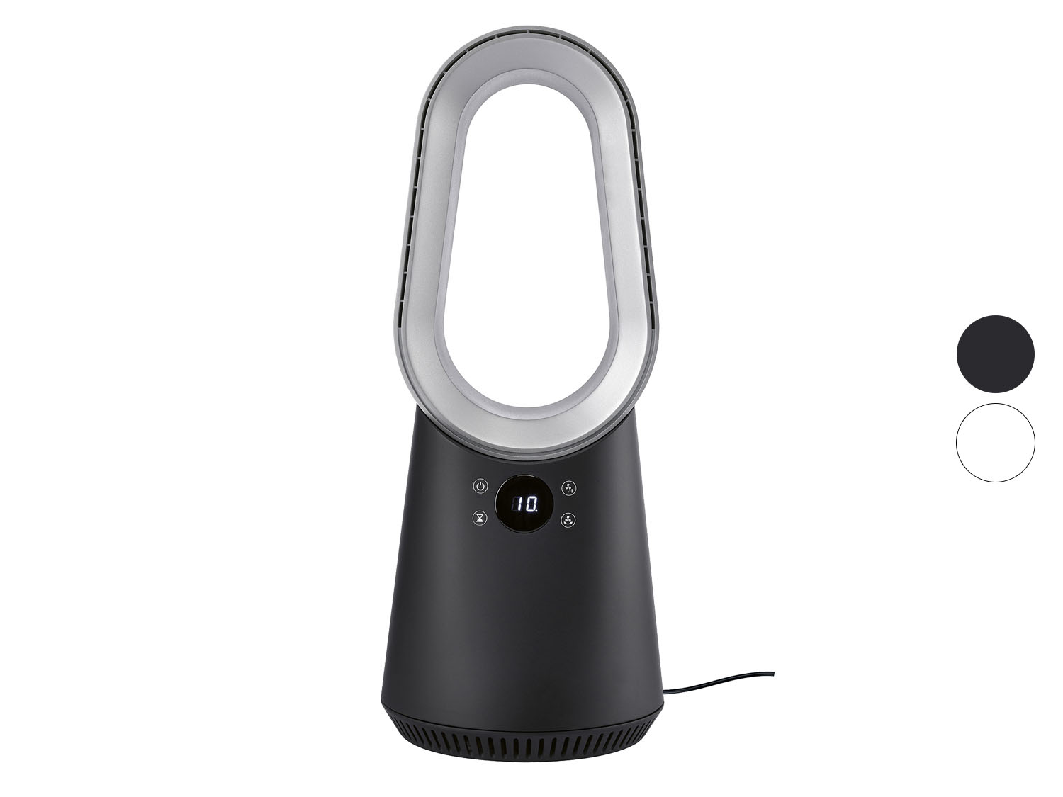 SILVERCREST® Miniwentylator, bezwirnikowy, z wyświetlaczem LED