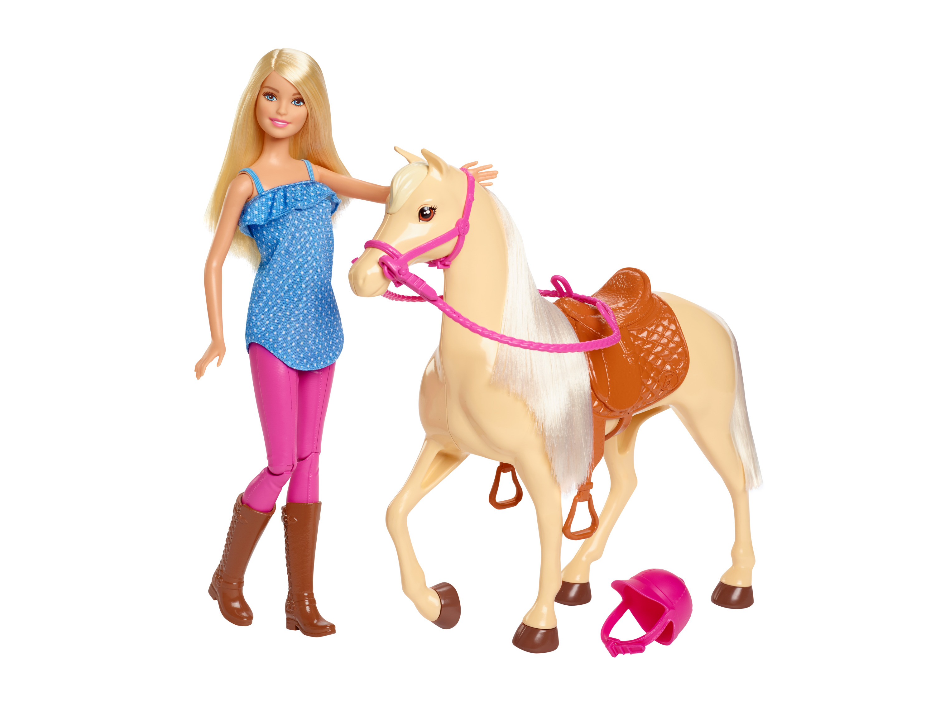 Barbie Zestaw do zabawy „Lalka i koń”