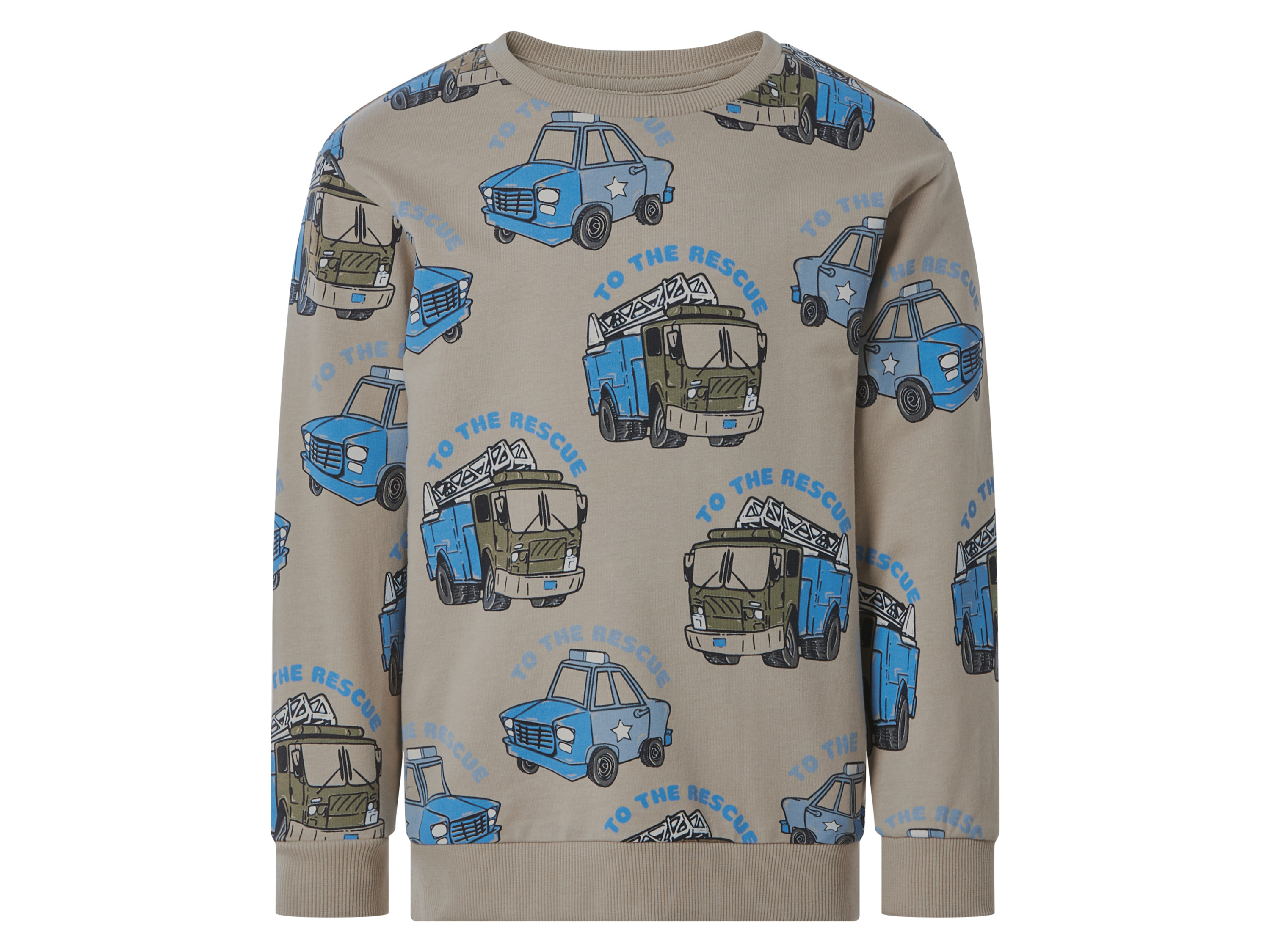 NAME IT Bluza dresowa dziecięca (Beżowy, 110/116)