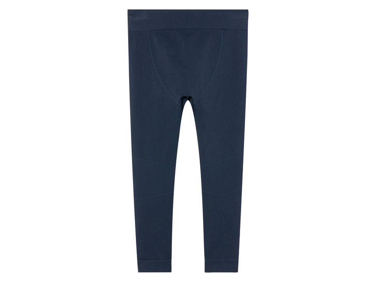 Ciemnoniebieskie legginsy termiczne.