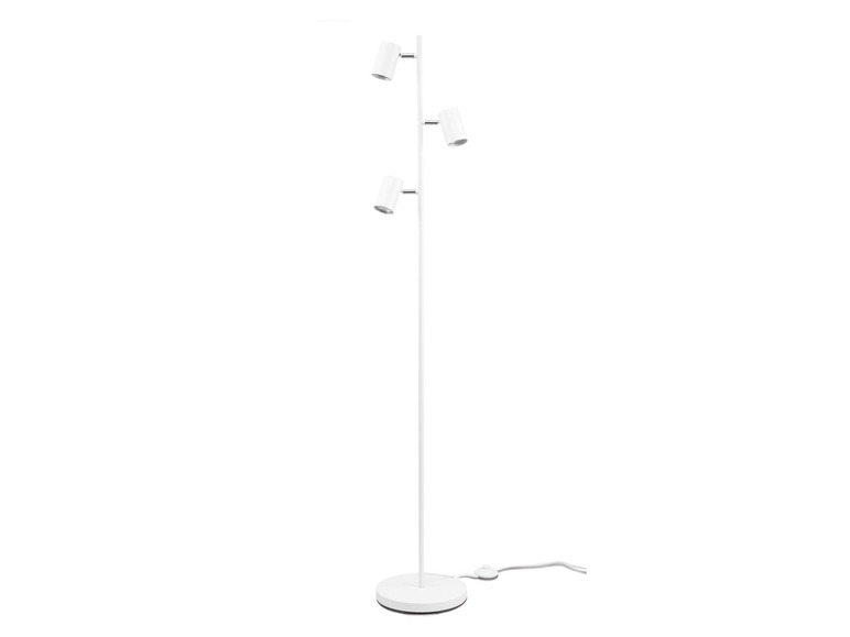 Pełny ekran: LIVARNO home Lampa podłogowa z LED, matowa biel, 1 sztuka - zdjęcie 3