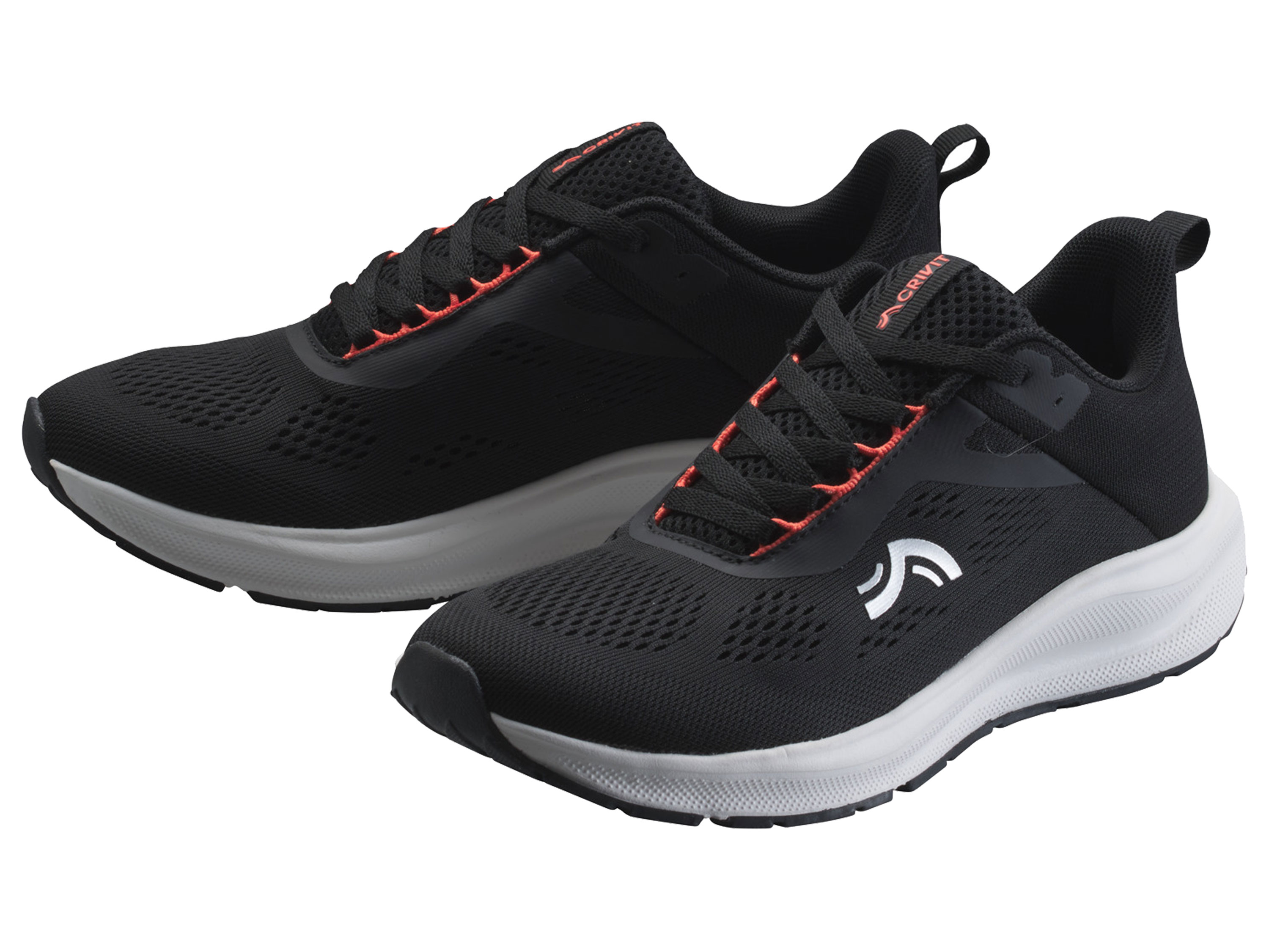 CRIVIT Buty do biegania damskie (Czarny, 41)
