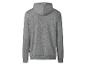 Szara bluza z kapturem unisex.