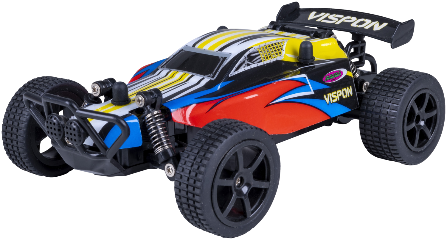 JAMARA Zdalnie sterowany samochód wyczynowy SPINact lub Vispon Buggy lub X-F2 (Wózek Vispon 2,4 GHz)