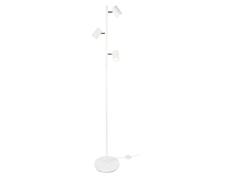 Pełny ekran: LIVARNO home Lampa podłogowa z LED, matowa biel, 1 sztuka - zdjęcie 6