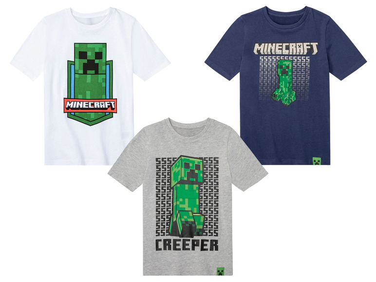 Pełny ekran: Minecraft T-shirt dziecięcy, 1 sztuka - zdjęcie 1