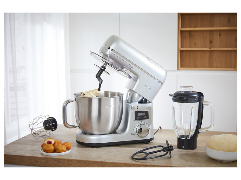 Pełny ekran: SILVERCREST® Robot kuchenny z wbudowaną wagą i blenderem kielichowym, SKMW 900 A1, 900 W, srebrny - zdjęcie 1