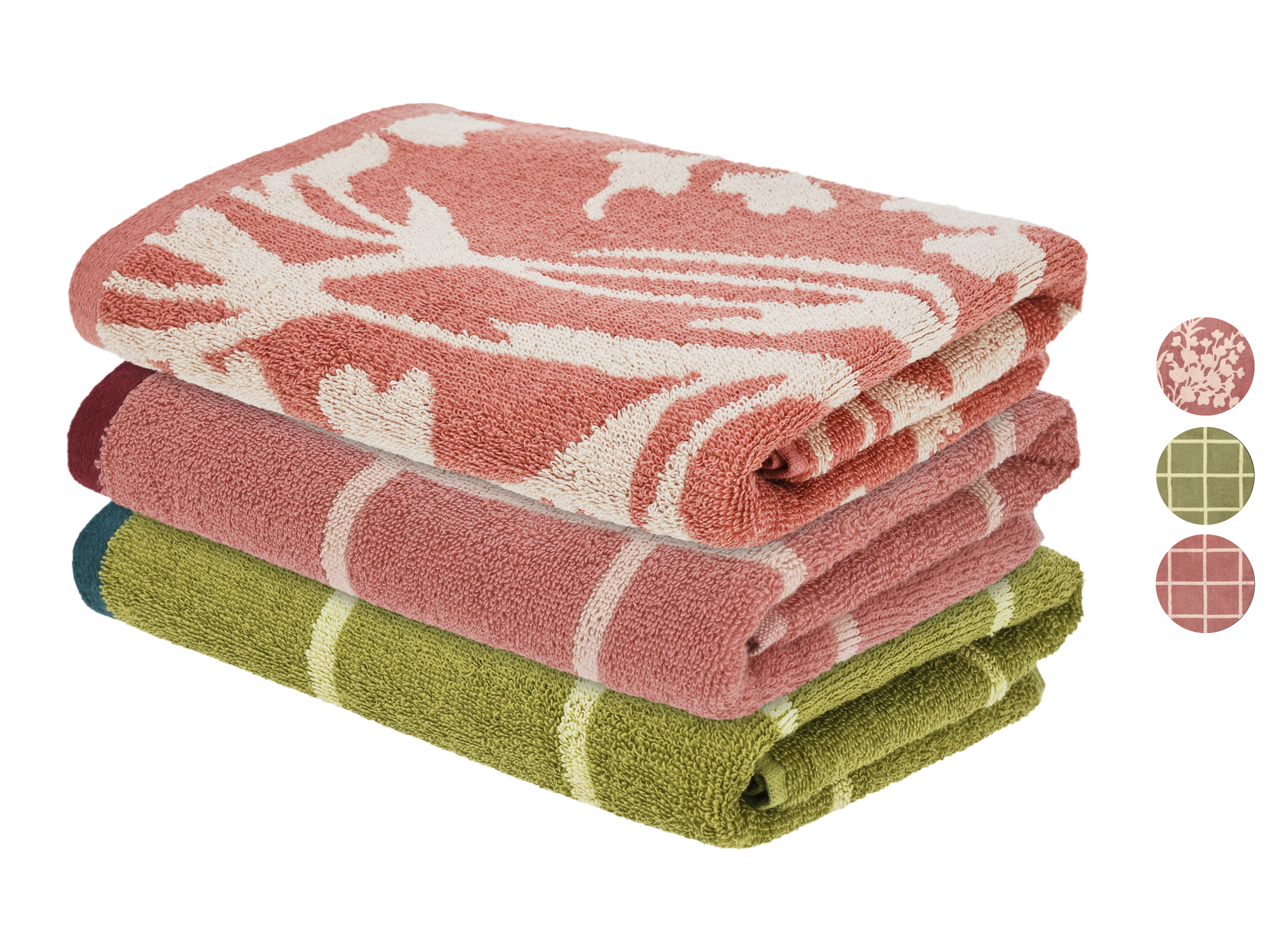 LIVARNO® Ręczniki frotte 50 x 100 cm, 2 sztuki
