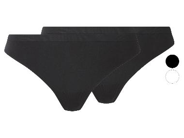 esmara® Majtki stringi damskie, 2 pary