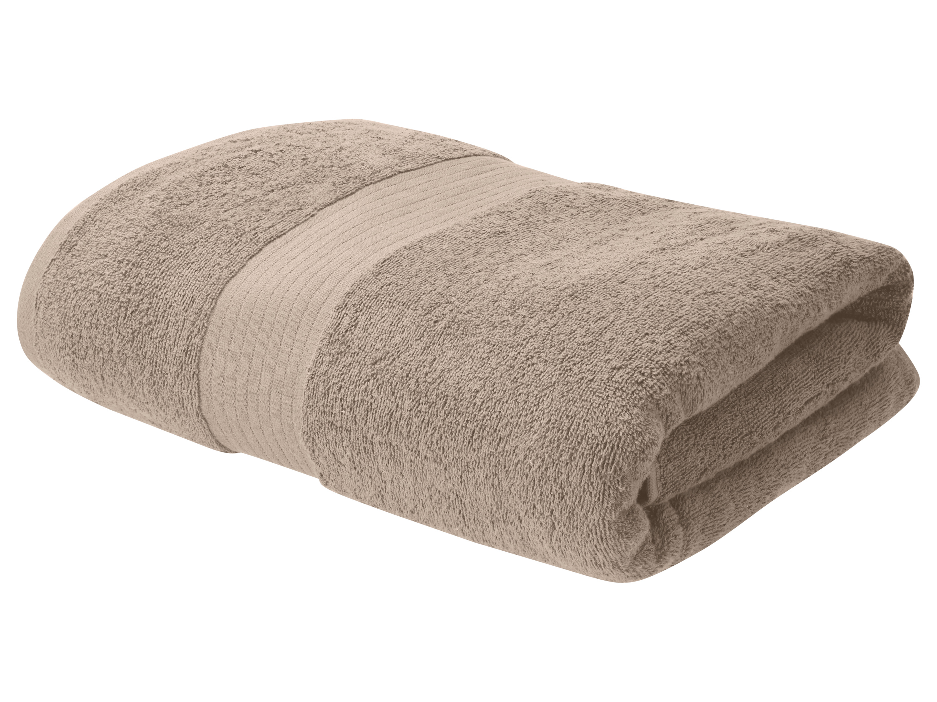 LIVARNO® Ręcznik kąpielowy frotte, 100 x 150 cm (Beżowy)