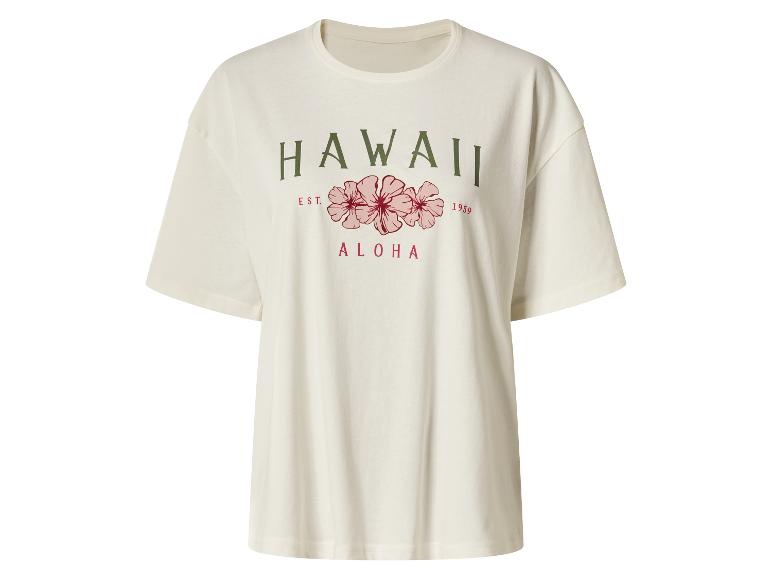 T-shirt damski z bawełny