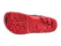Czerwona podeszwa buta Parkside, wyprodukowana we Włoszech, z teksturowanym wzorem bieżnika.