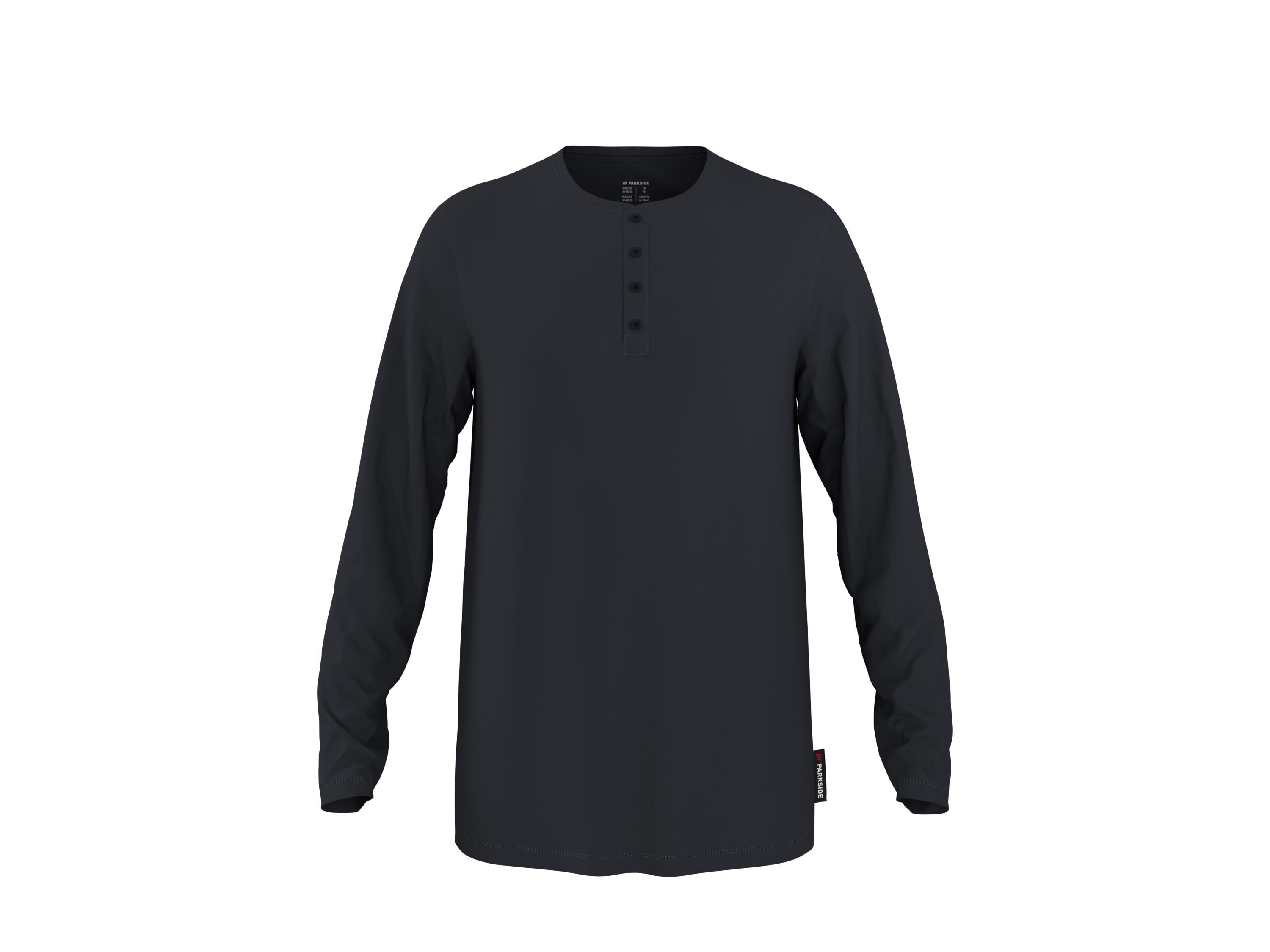PARKSIDE® Koszulka z długim rękawem męska (Czarny, XL (56/58))