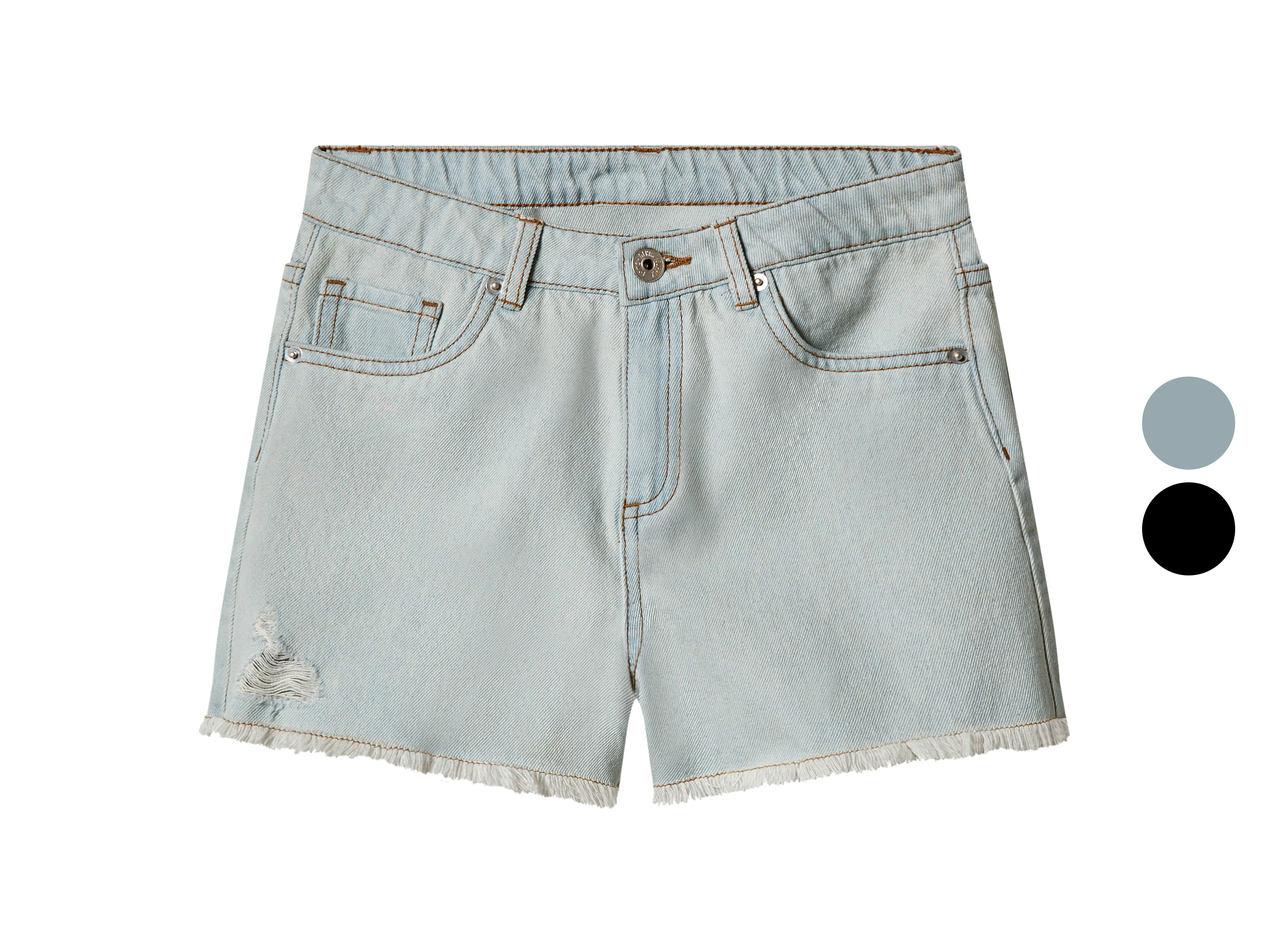 Esmara Kids Szorty jeansowe dziewczęce z bawełny