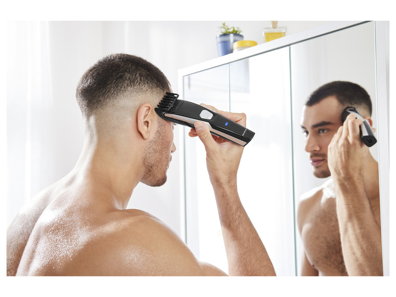 Pełny ekran: SILVERCREST® PERSONAL CARE Maszynka do strzyżenia włosów i brody SHBS 500 E4, 2 nasadki grzebieniowe - zdjęcie 2