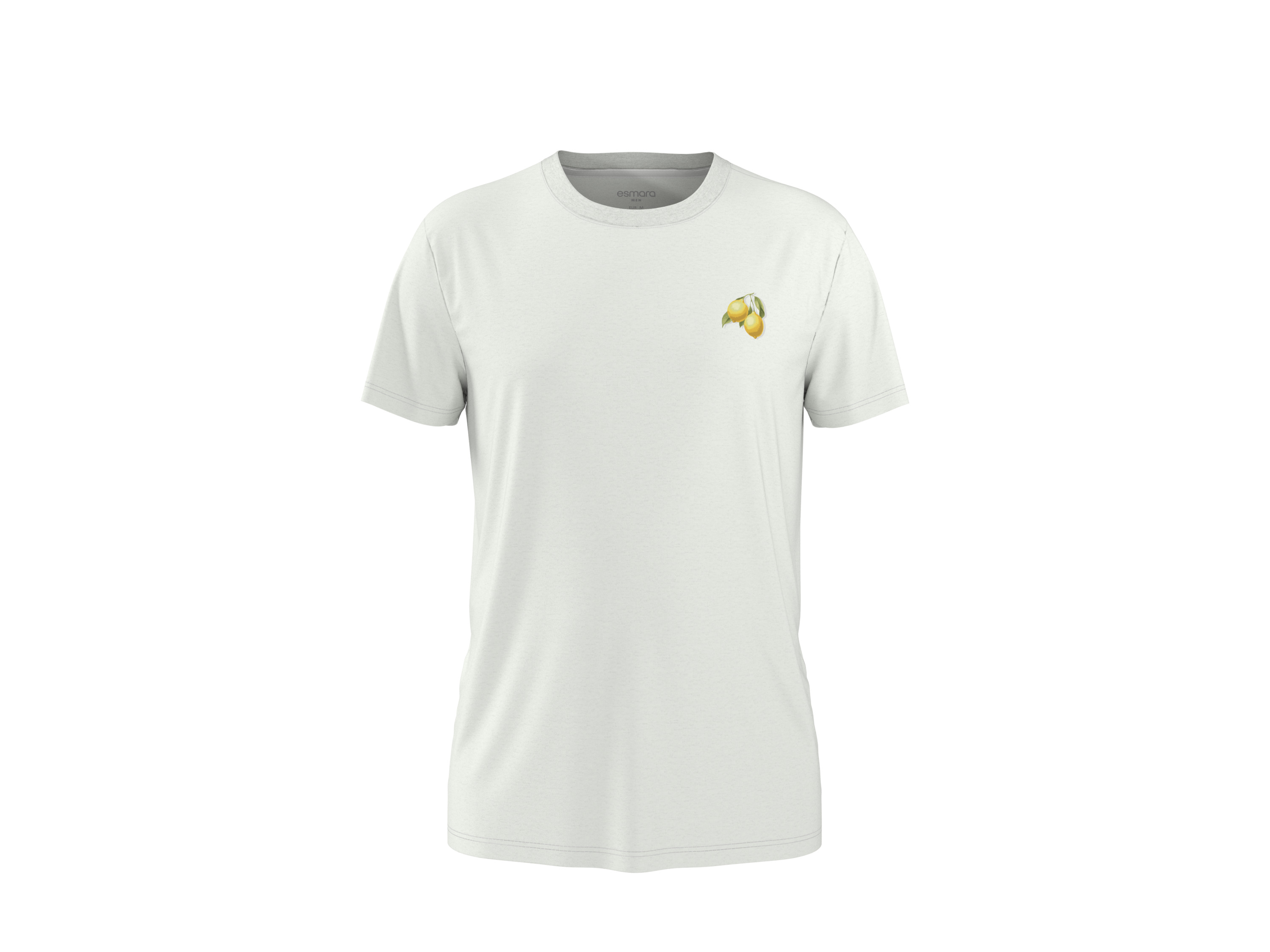 ESMARA MEN T-shirt męski (Biały, L (52/54))