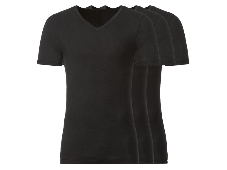 Pełny ekran: LIVERGY® T-shirty męskie bawełniane, 3 sztuki - zdjęcie 4