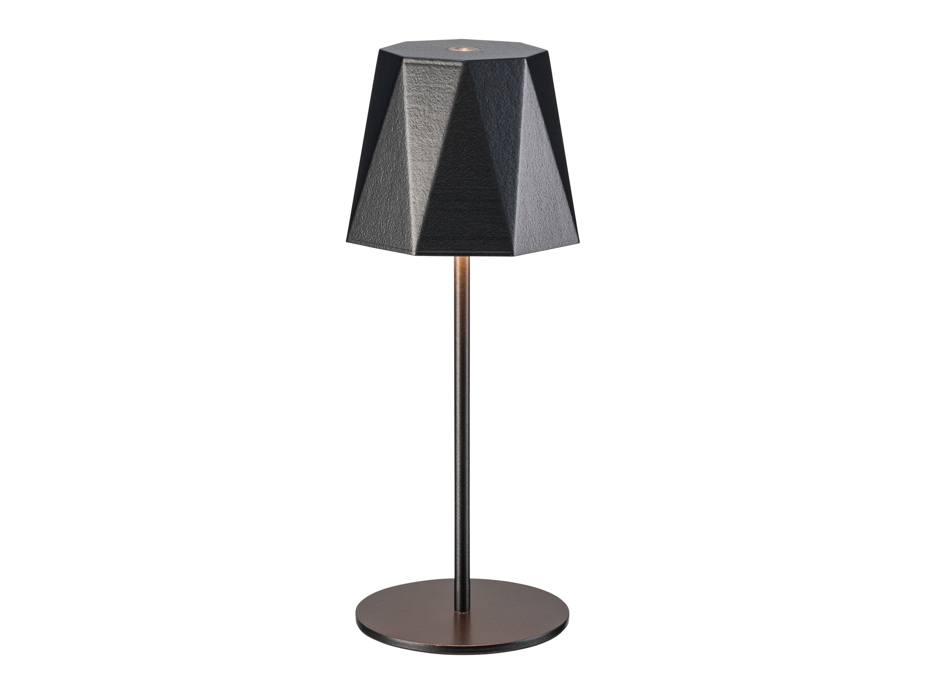 LIVARNO home Akumulatorowa lampka stołowa LED (Antracytowy)