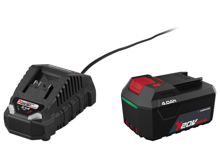 Ładowarka i akumulator PARKSIDE X 20V Team 4.0Ah