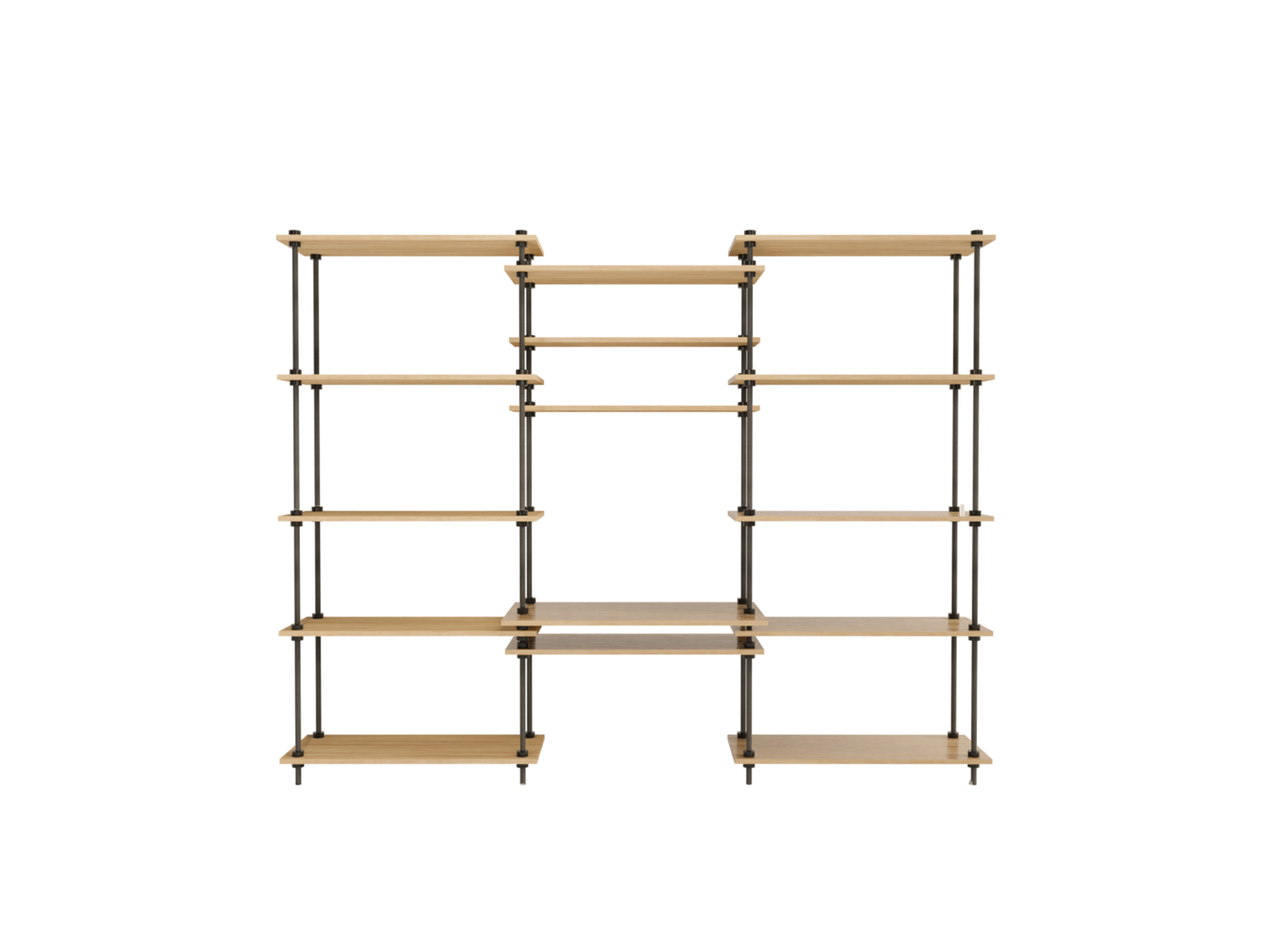 AR SHELVING Biurko z regałem DECO (185x235x35/52,5 cm)