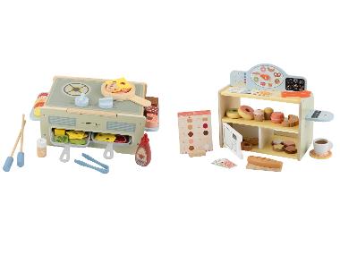 lupilu® Drewniany grill stołowy lub drewniana piekarnia i kawiarnia
